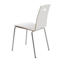 Maia tuoli, ik.45 cm, valkoista korkeapainelaminaattia
